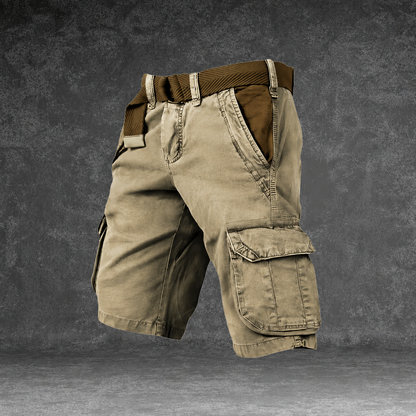 RUGGAREX – Men Cargo Shorts Lightweight Multi Pocket Casual Wear