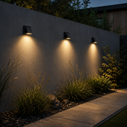 Outdoor Wall Light Fixture Weatherproof LED 5W Sconce for Patio Garden Entry Modern Exterior Lighting