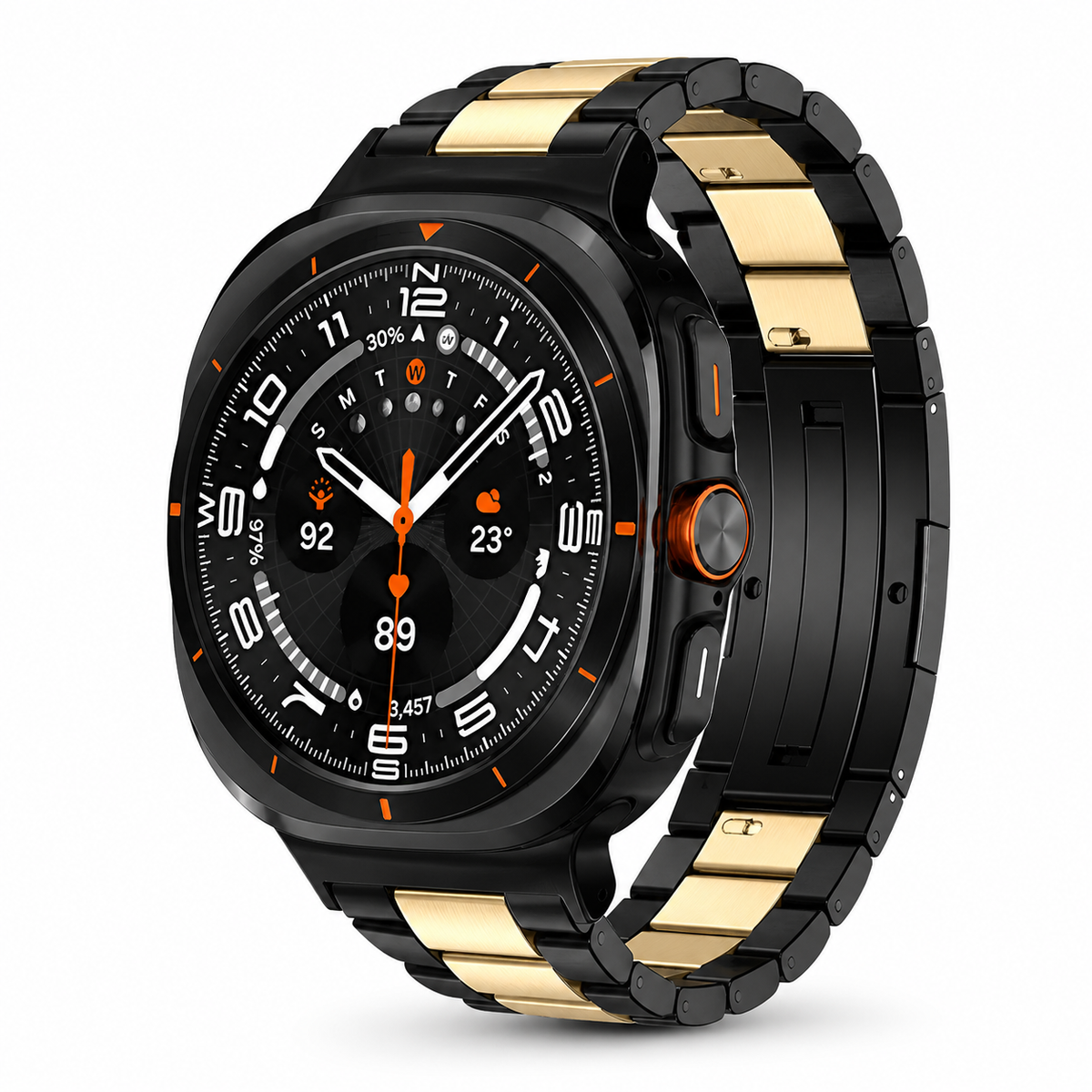 Premium Metal Link Wristband for Samsung Galaxy Watch Ultra 47mm – Titanium & Steel Construction