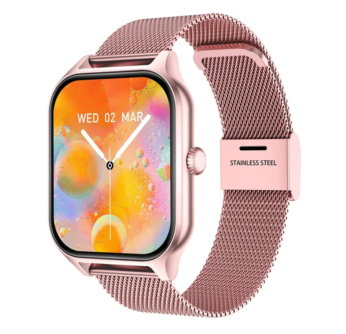 Sophisticated Women's Smartwatch for Fitness & Connectivity