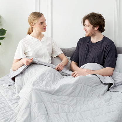Chill Comfort | Manta refrescante para cama con tejido japonés avanzado | Diseño de doble cara para quienes sufren de calor al dormir
