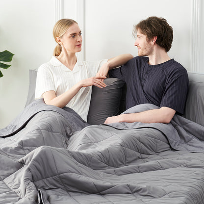 Chill Comfort | Manta refrescante para cama con tejido japonés avanzado | Diseño de doble cara para quienes sufren de calor al dormir