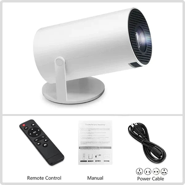 Smart Projector with Streaming Apps and Bluetooth, LED Movie Projector