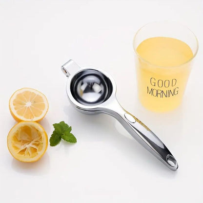 Ortekor Citrus Master | Stainless Steel Lemon Squeezer with Comfortable Handle | Effortless Juice Extraction for Fresh Drinks