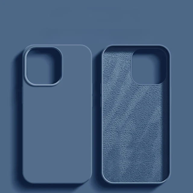 Soft-Touch Silicone Phone Case for iPhone 17, 16, Pro, Max & Air – Shock-Absorbing Protection with Anti-Fingerprint Finish