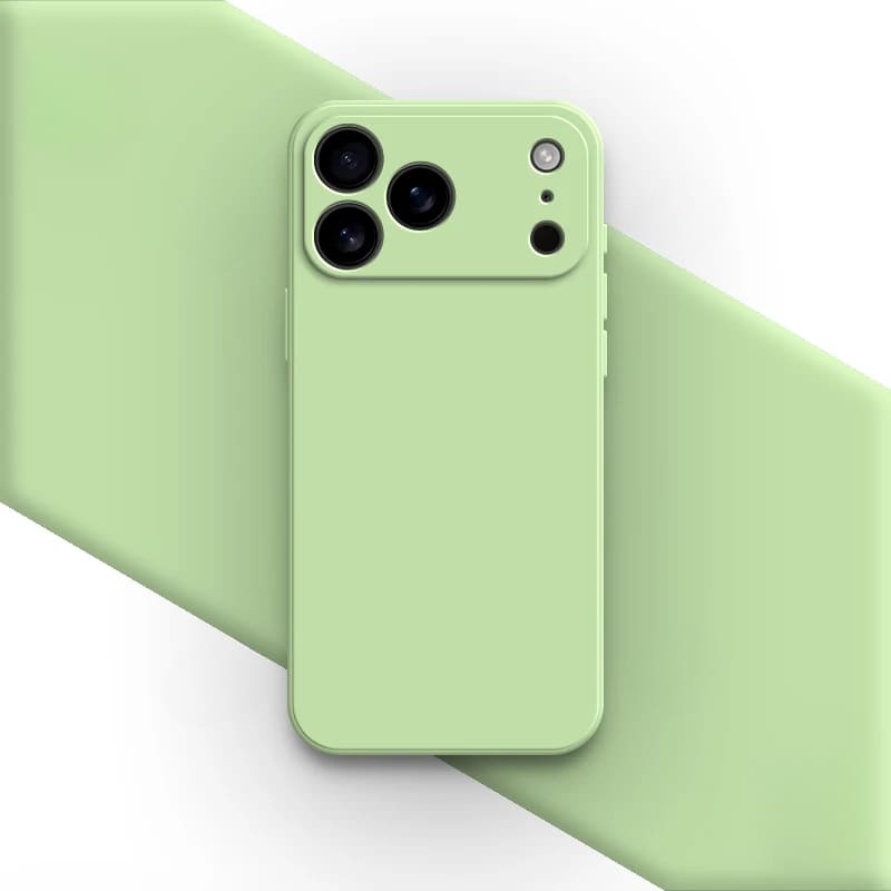Soft-Touch Silicone Phone Case for iPhone 17, 16, Pro, Max & Air – Shock-Absorbing Protection with Anti-Fingerprint Finish