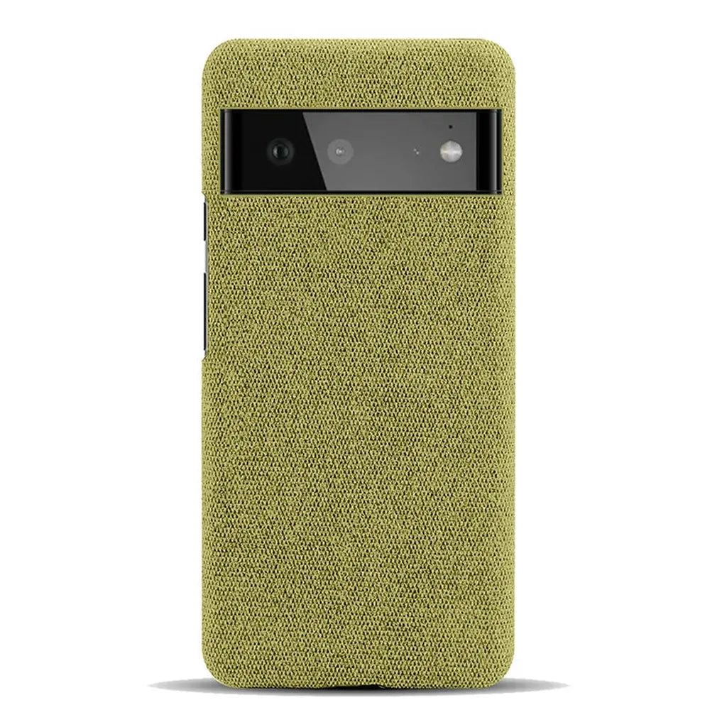 Fabric-Textured Protective Case for Google Pixel – Shock-Absorbing TPU with Raised Edges, Precision Fit for All Pixel Models 7-11 Pro XL