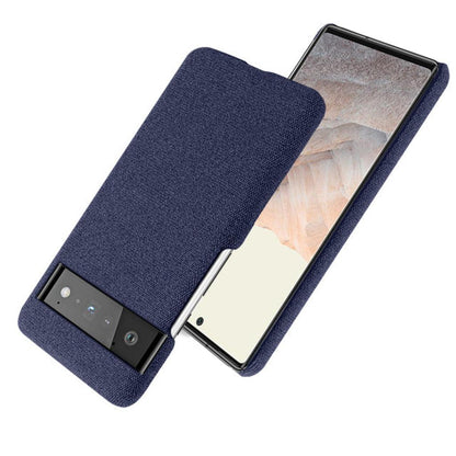 Fabric-Textured Protective Case for Google Pixel – Shock-Absorbing TPU with Raised Edges, Precision Fit for All Pixel Models 7-11 Pro XL