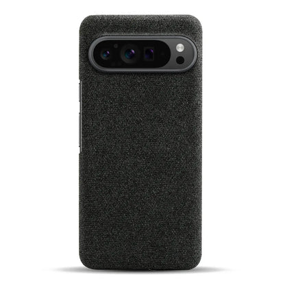 Fabric-Textured Protective Case for Google Pixel – Shock-Absorbing TPU with Raised Edges, Precision Fit for All Pixel Models 7-11 Pro XL