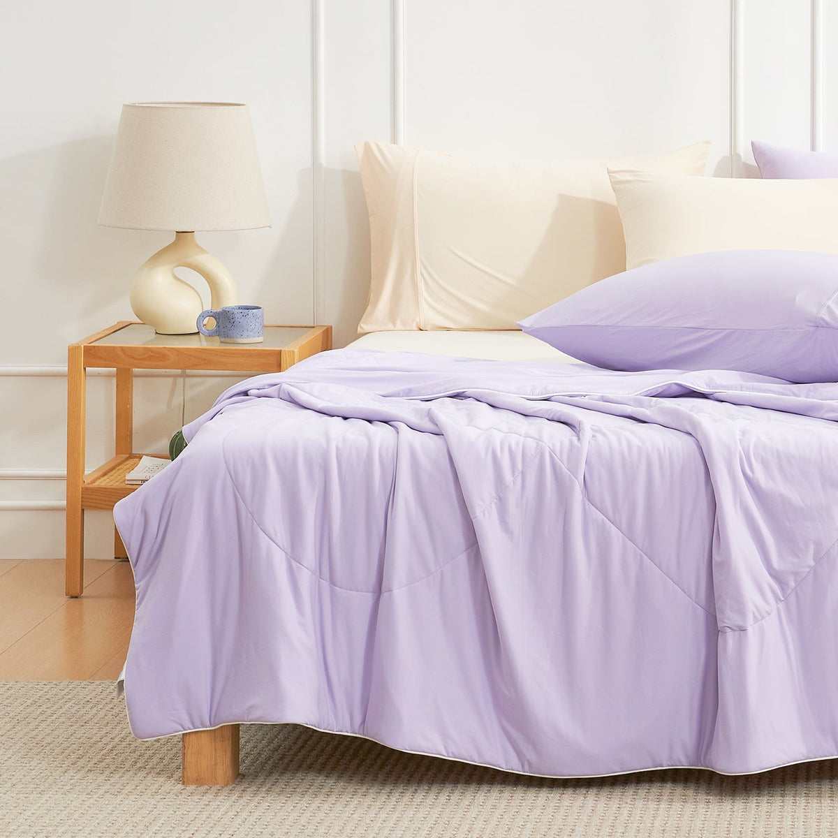 Cloud-Like Comforter | Lightweight Cooling Comforter with Q-max 0.46 | Breathable Design for Hot Sleepers