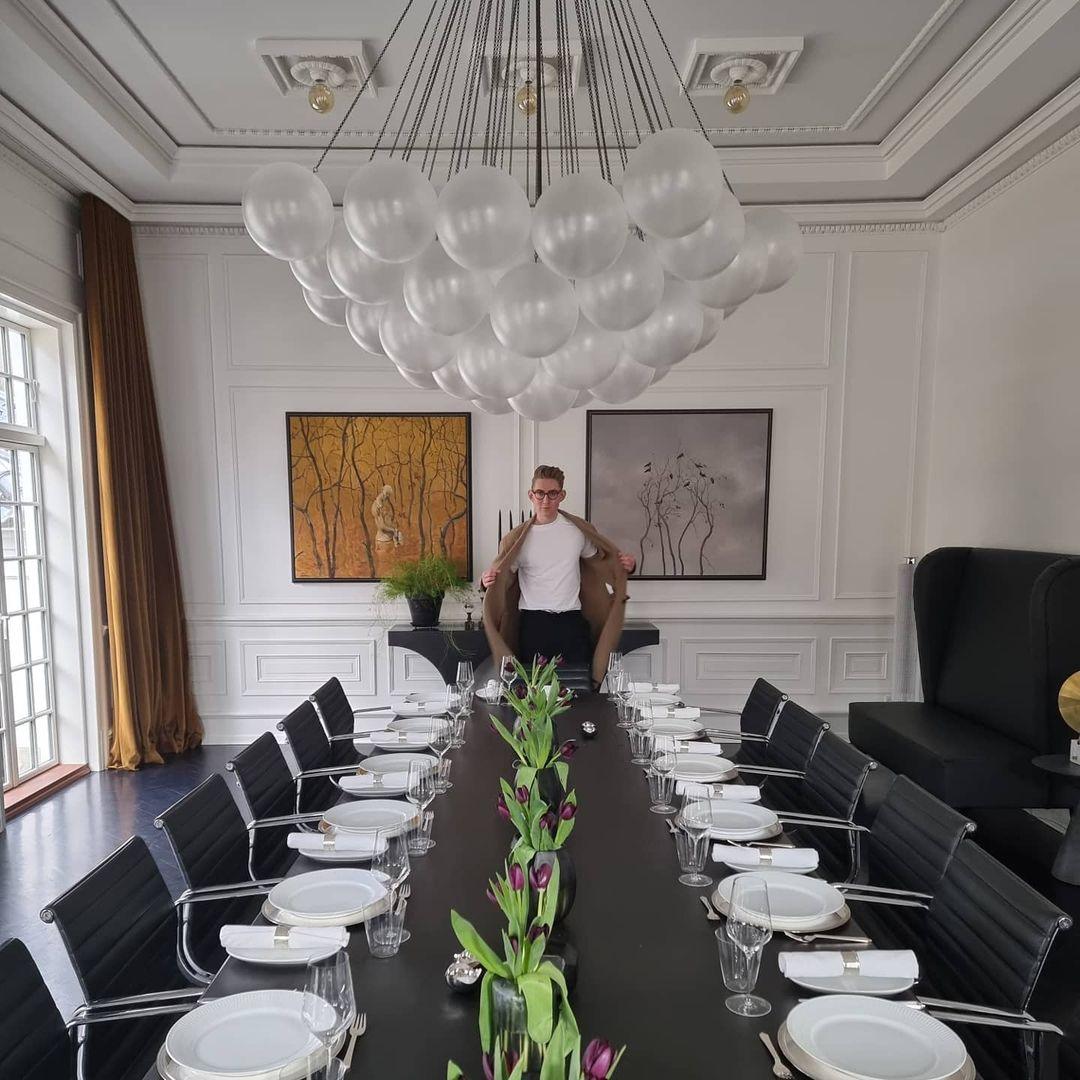 Bubble Pendant Light Multi-Globe Adjustable Ceiling Fixture Gold Black Chrome for Dining Room Living Room Foyer 19-73 Lights