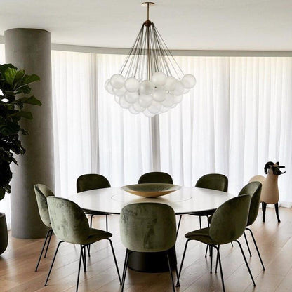 Bubble Pendant Light Multi-Globe Adjustable Ceiling Fixture Gold Black Chrome for Dining Room Living Room Foyer 19-73 Lights