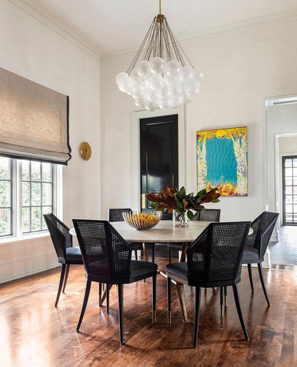 Bubble Pendant Light Multi-Globe Adjustable Ceiling Fixture Gold Black Chrome for Dining Room Living Room Foyer 19-73 Lights
