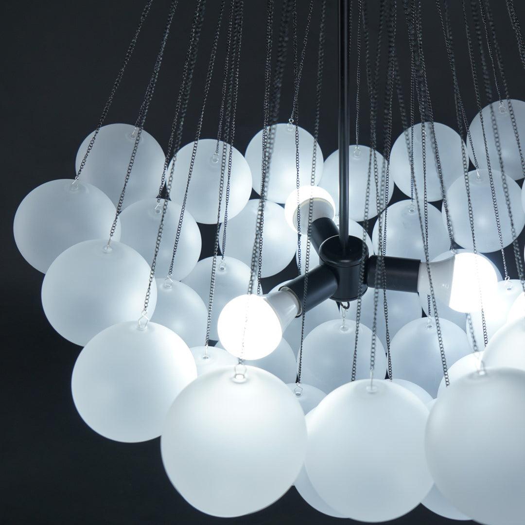 Bubble Pendant Light Multi-Globe Adjustable Ceiling Fixture Gold Black Chrome for Dining Room Living Room Foyer 19-73 Lights