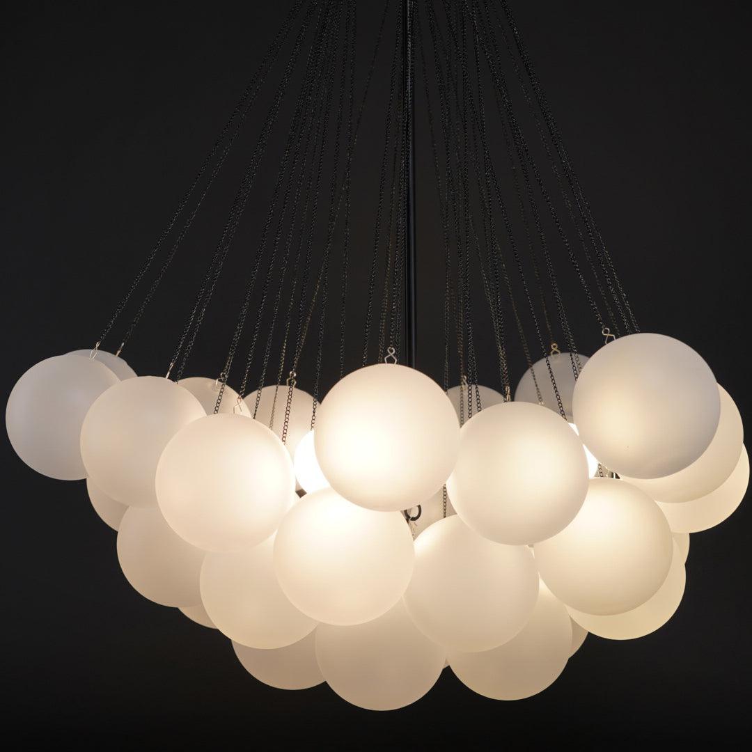 Bubble Pendant Light Multi-Globe Adjustable Ceiling Fixture Gold Black Chrome for Dining Room Living Room Foyer 19-73 Lights