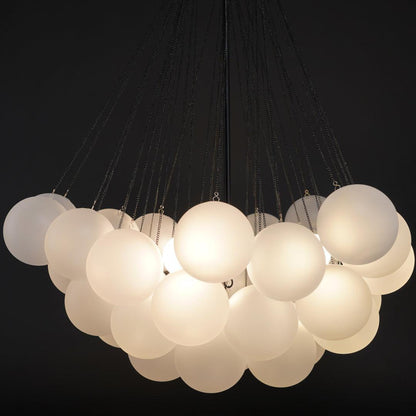 Bubble Pendant Light Multi-Globe Adjustable Ceiling Fixture Gold Black Chrome for Dining Room Living Room Foyer 19-73 Lights