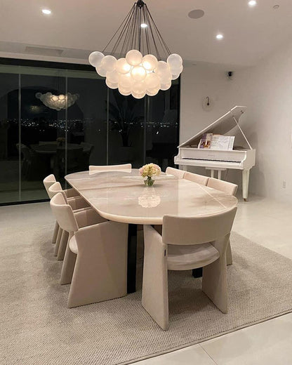 Bubble Pendant Light Multi-Globe Adjustable Ceiling Fixture Gold Black Chrome for Dining Room Living Room Foyer 19-73 Lights