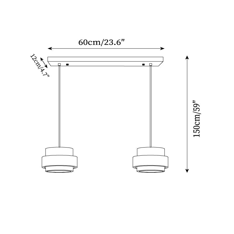 Hanging Lamp with Natural Stone Shade and Wood Trim for Dining Areas, Kitchens, and Islands – Adjustable Height Ceiling Fixture