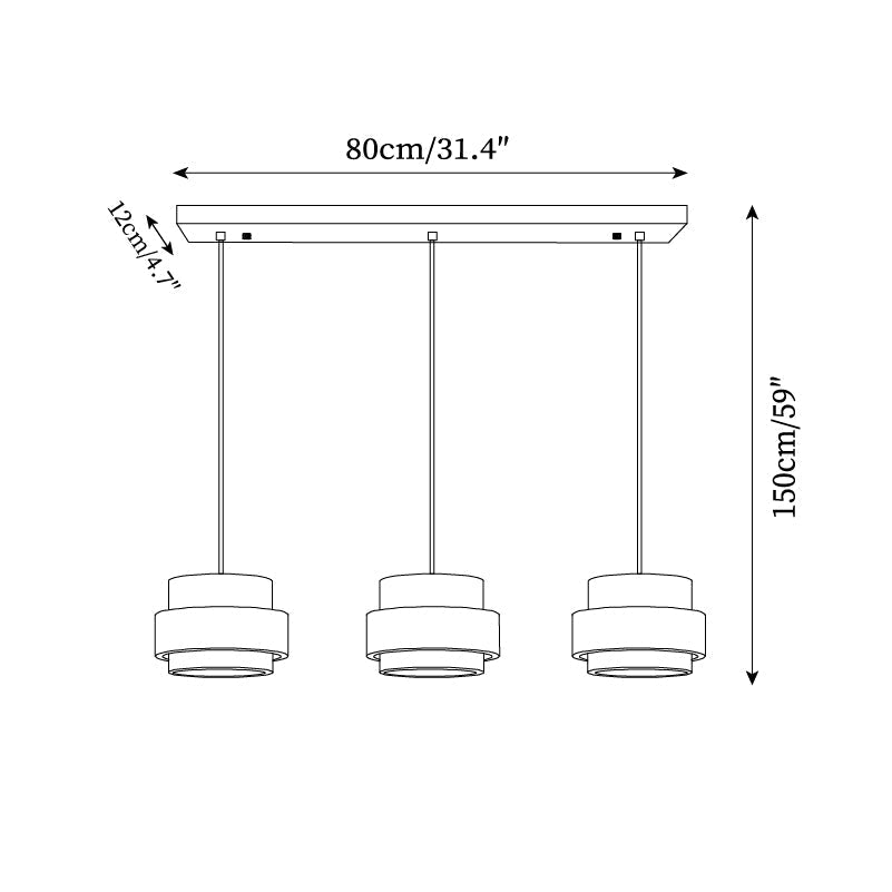 Hanging Lamp with Natural Stone Shade and Wood Trim for Dining Areas, Kitchens, and Islands – Adjustable Height Ceiling Fixture