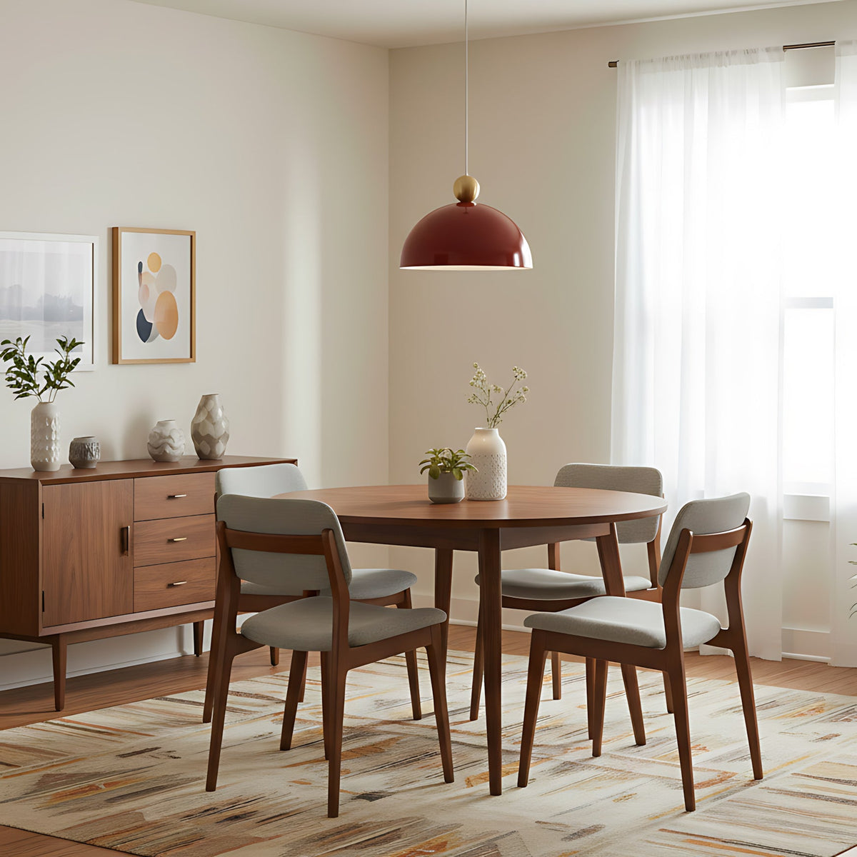 Lámpara colgante colorida: luminaria de hierro de estilo contemporáneo con altura ajustable para isla de cocina e interiores modernos