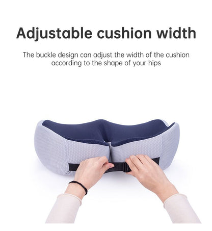 ComfortFlex | Ergonomic Seat Cushion with Memory Foam for Pressure Relief | Ideal for Office and Home Use