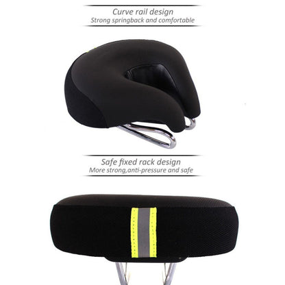 Bike Saddle for Women, Noseless Bicycle Seat with Thick Padding, Cycling Saddle for Mountain Bike Accessories