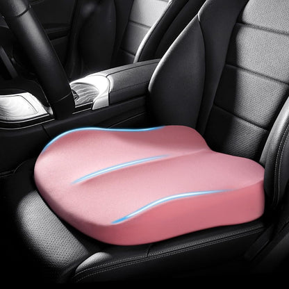 Driver's Memory Foam Seat Cushion for Better Visibility & Posture Support — Automotive Booster Pad with Washable Cover for Cars, Trucks