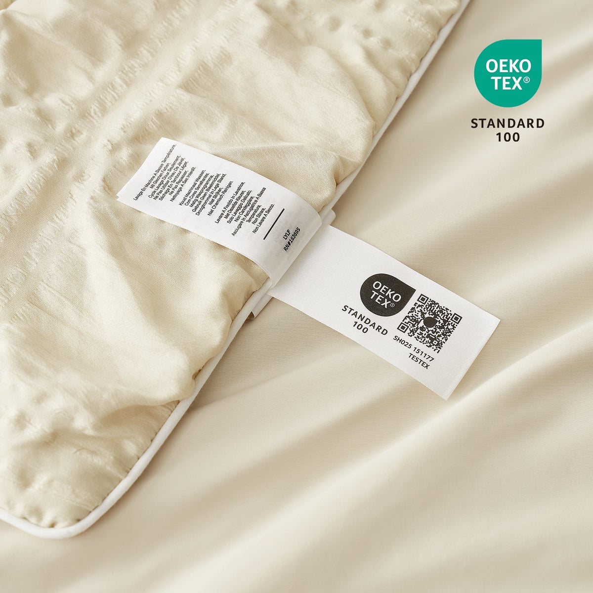 Comfort Collection | Cooling Comforter with Advanced Airflow | Lightweight Seersucker Design for Hot Sleepers