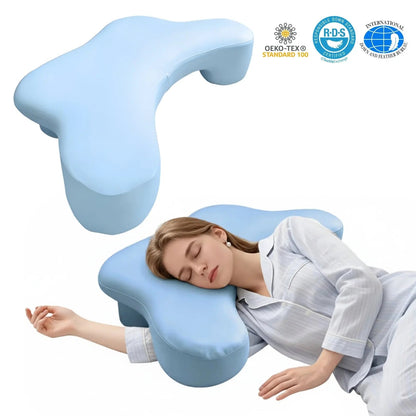Ortekor Comfort Haven | Backrest Pillow with Arms for Ultimate Support | Plush Design for Reading and Relaxing