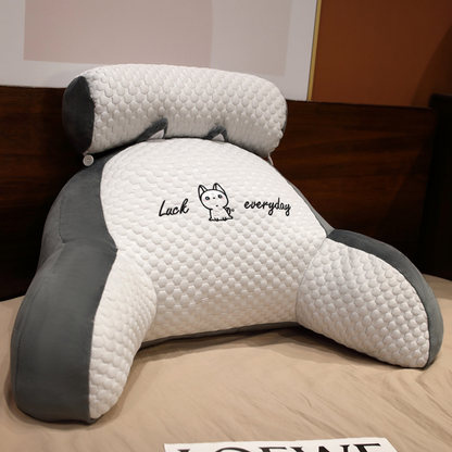 Reading Pillows for Bed with Arm Support, Large Backrest Pillow Sit Up in Bed Pillow, Bed Rest Pillow for Sofa and Floor