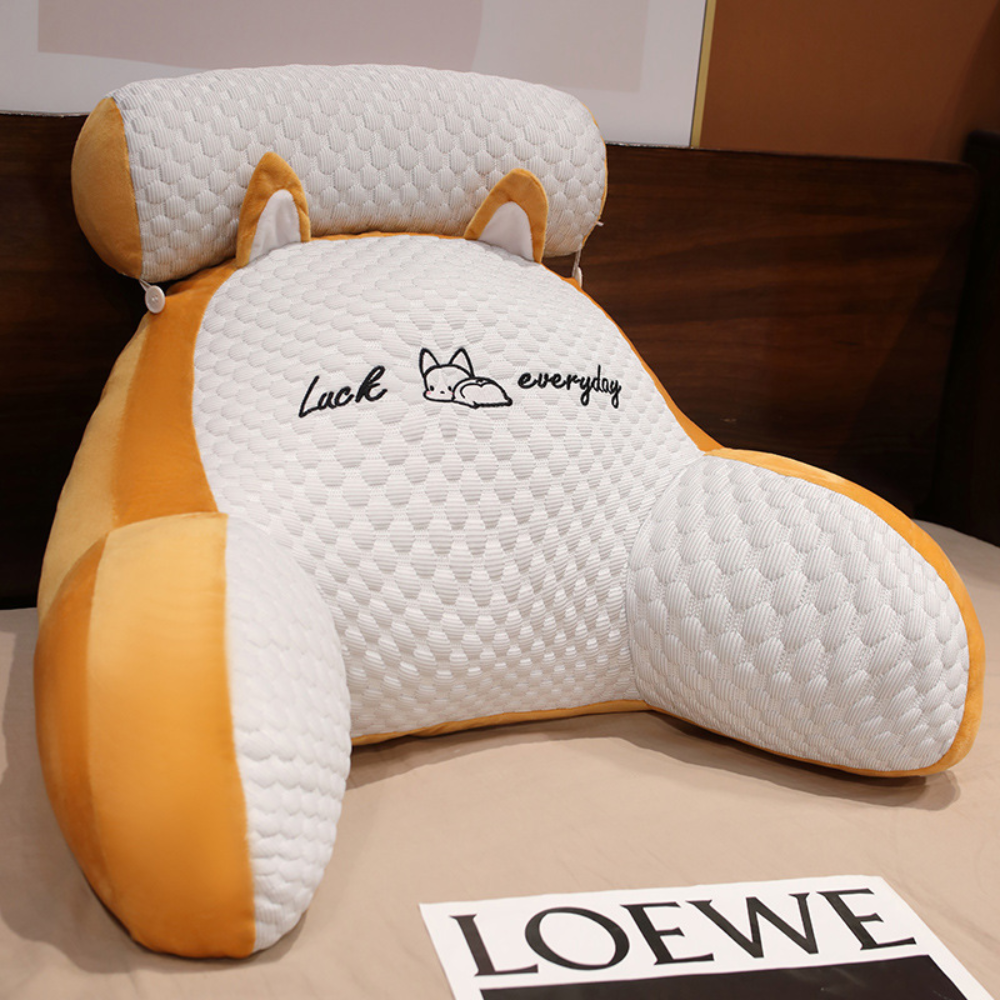 Reading Pillows for Bed with Arm Support, Large Backrest Pillow Sit Up in Bed Pillow, Bed Rest Pillow for Sofa and Floor