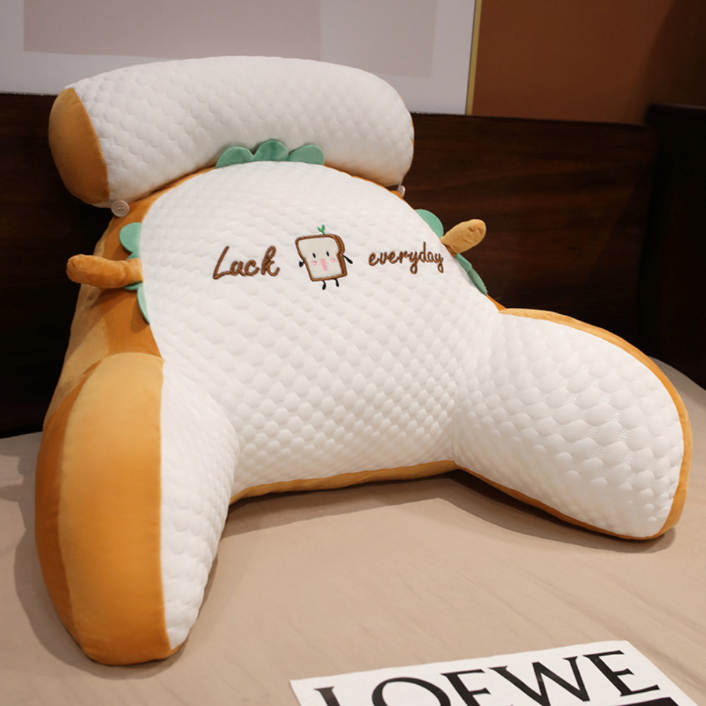 Reading Pillows for Bed with Arm Support, Large Backrest Pillow Sit Up in Bed Pillow, Bed Rest Pillow for Sofa and Floor