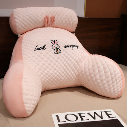 Reading Pillows for Bed with Arm Support, Large Backrest Pillow Sit Up in Bed Pillow, Bed Rest Pillow for Sofa and Floor