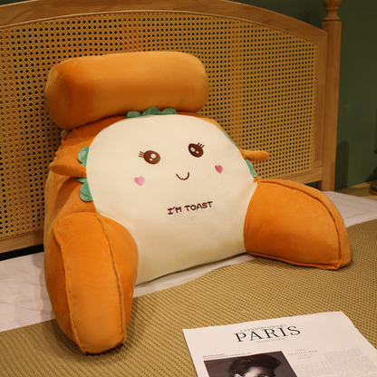 Reading Pillows for Bed with Arm Support, Large Backrest Pillow Sit Up in Bed Pillow, Bed Rest Pillow for Sofa and Floor
