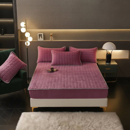 Comfort Haven | Sábana bajera ajustable suave y transpirable con diseño elástico | Funda de colchón acogedora para mayor comodidad en todas las estaciones