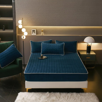 Comfort Haven | Sábana bajera ajustable suave y transpirable con diseño elástico | Funda de colchón acogedora para mayor comodidad en todas las estaciones