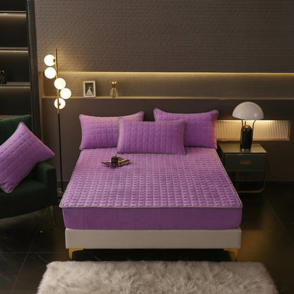 Comfort Haven | Sábana bajera ajustable suave y transpirable con diseño elástico | Funda de colchón acogedora para mayor comodidad en todas las estaciones