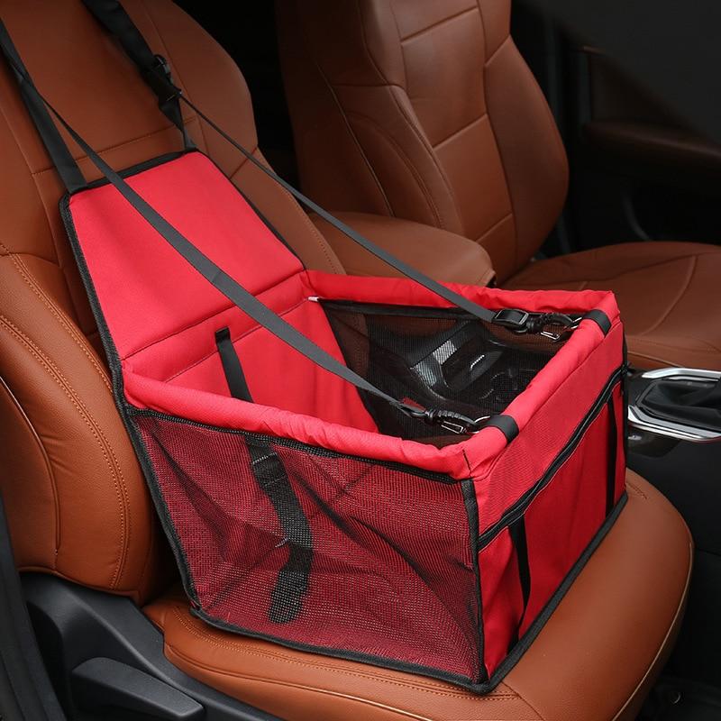 Comfort Pet Car Safety Seat with Secure Harness Straps for Safe Travel