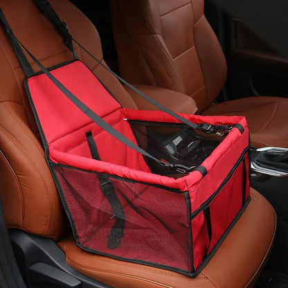Comfort Pet Car Safety Seat with Secure Harness Straps for Safe Travel