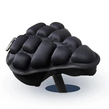 Ortekor Comfort Ride | 3D Inflatable Bicycle Seat Cushion with Shock Absorption | Ergonomic Design for Enhanced Comfort