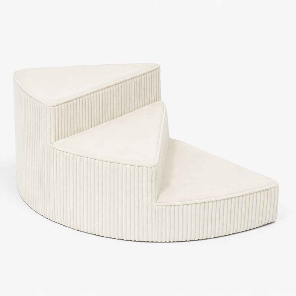 Dog Steps for Bed and Couch, Non Slip Orthopedic Foam Pet Steps with Washable Cover, Bed Stairs for Dogs and Pet Stairs for Senior Pets