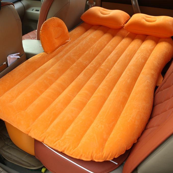 Comfort Travel | Colchón de aire para coche con bomba eléctrica y diseño plegable | Cama inflable para acampada y viajes por carretera