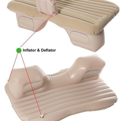 Comfort Travel | Colchón de aire para coche con bomba eléctrica y diseño plegable | Cama inflable para acampada y viajes por carretera