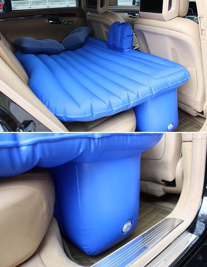 Comfort Travel | Colchón inflable para coche con soporte en T y almohadas | Perfecto para viajes por carretera y acampadas