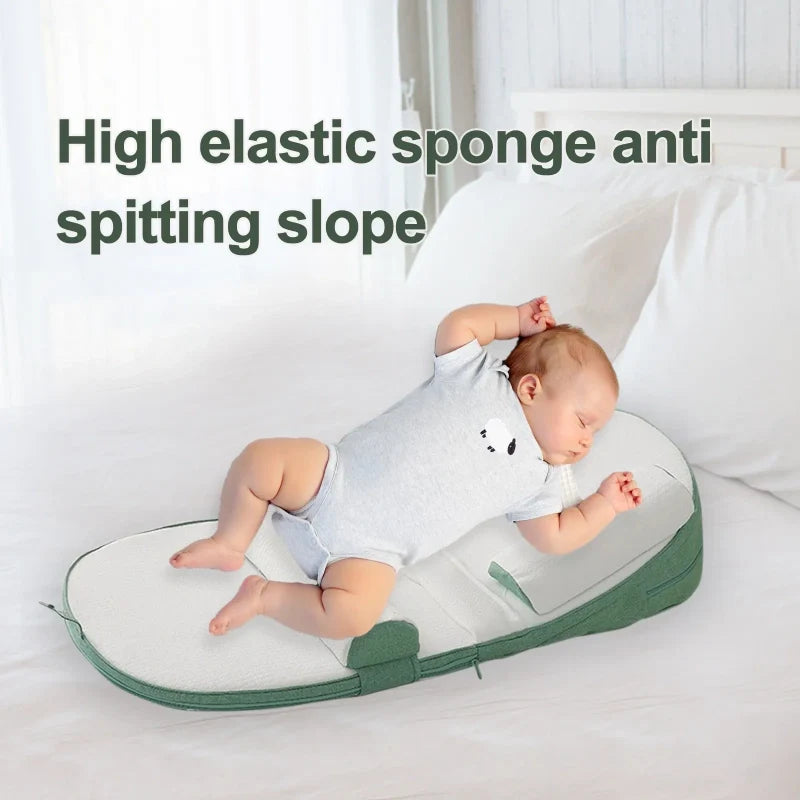 Comfort Wedge Pillow | Newborn Bed Wedge with Memory Foam Support | Ideal for Reflux Relief