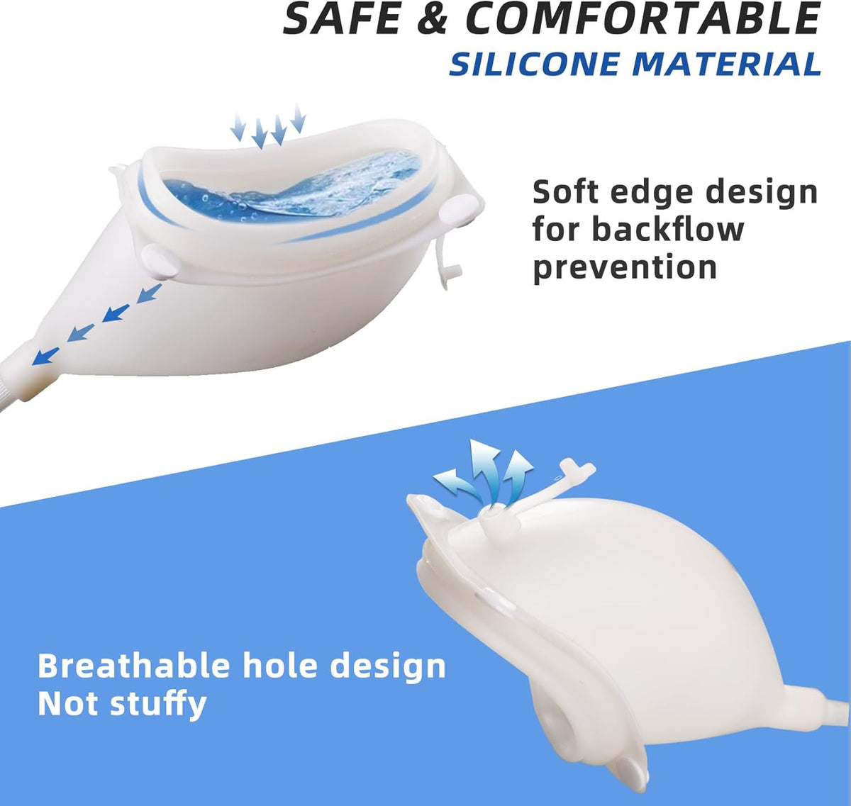 Movilidad cómoda | Bolsa de recolección de orina portátil manos libres con cinturón ajustable | Ideal para estilos de vida activos
