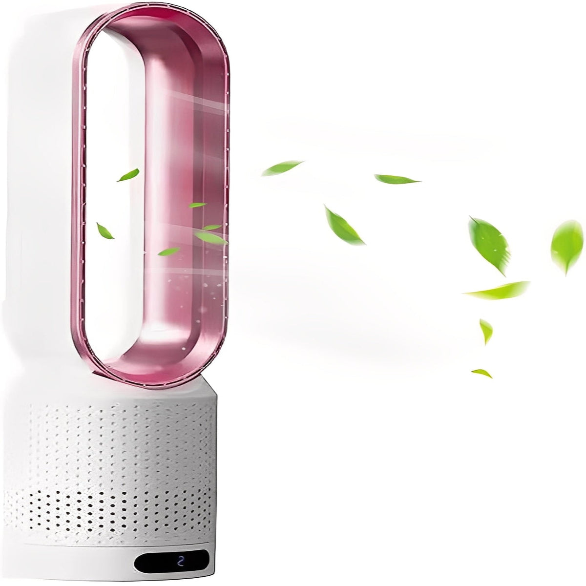 Compact Air Circulator | Bladeless Design with Remote Control | Quiet Operation for Comfortable Spaces