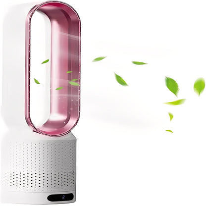 Compact Air Circulator | Bladeless Design with Remote Control | Quiet Operation for Comfortable Spaces