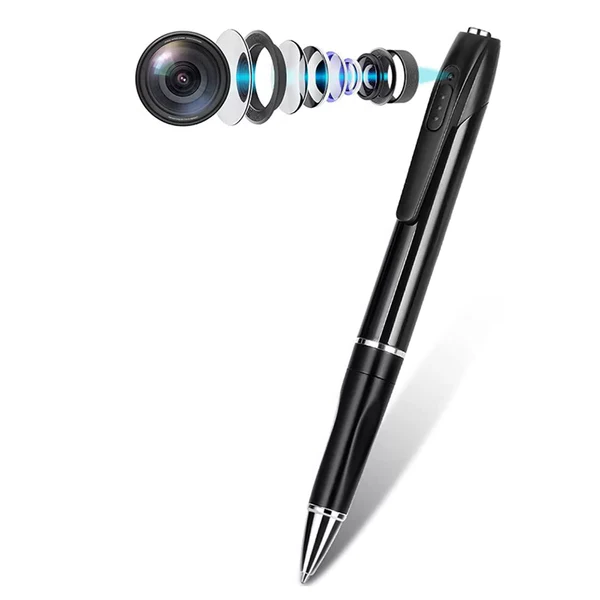 Voice Recorder Pen, Audio Recorder with HD Video and Photo Capture, Mini Camera Pen for Meetings and Personal Security