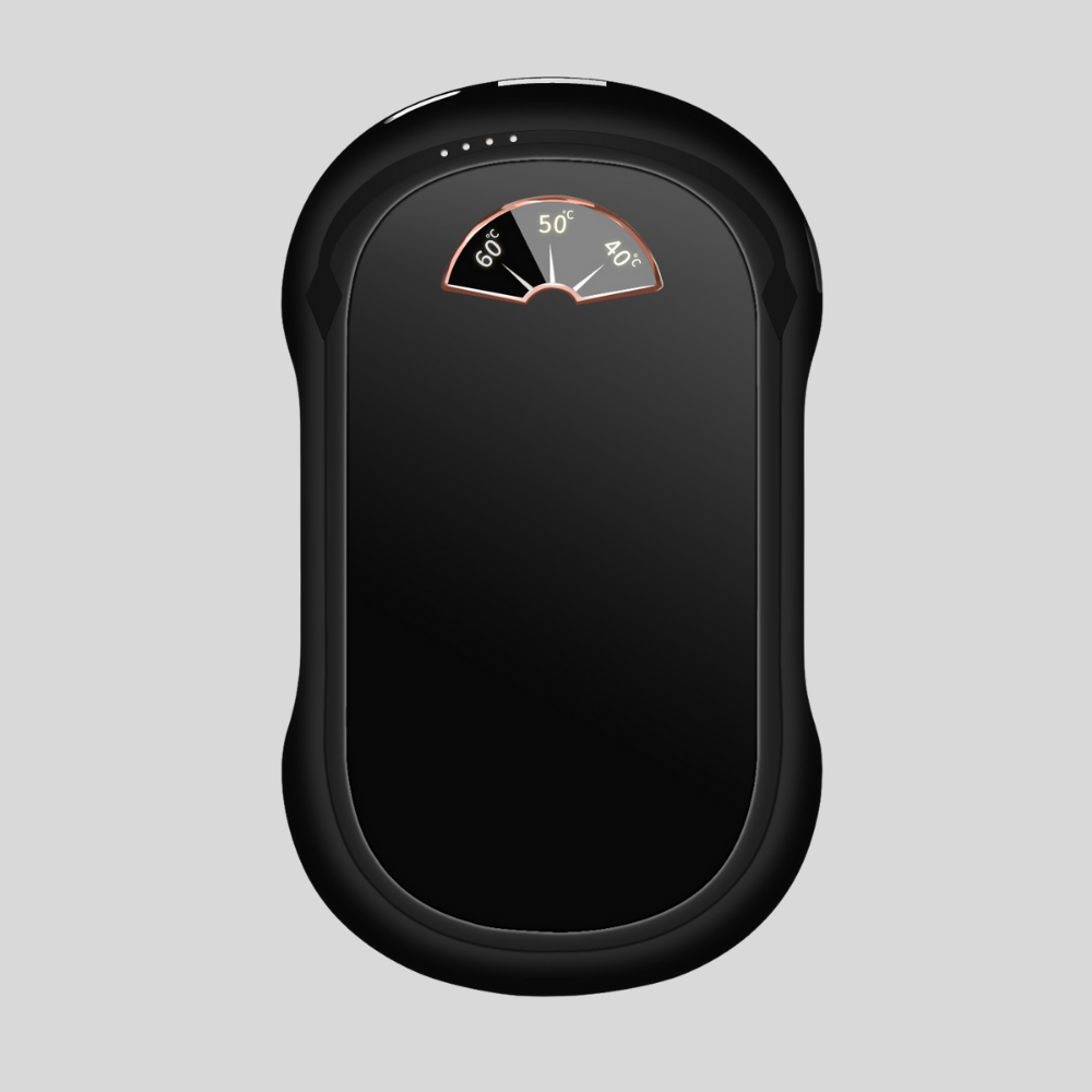 Compact Electric Hand Warmer Set with Rechargeable Battery for Portable Warmth
